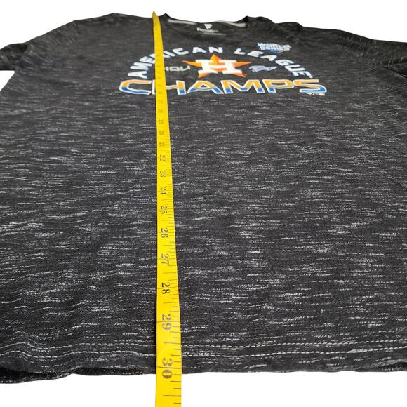 Fanatics Mens Houston Astros 2019 World Series T Shirt Size Large Space Dye MLB - Picture 9 of 9